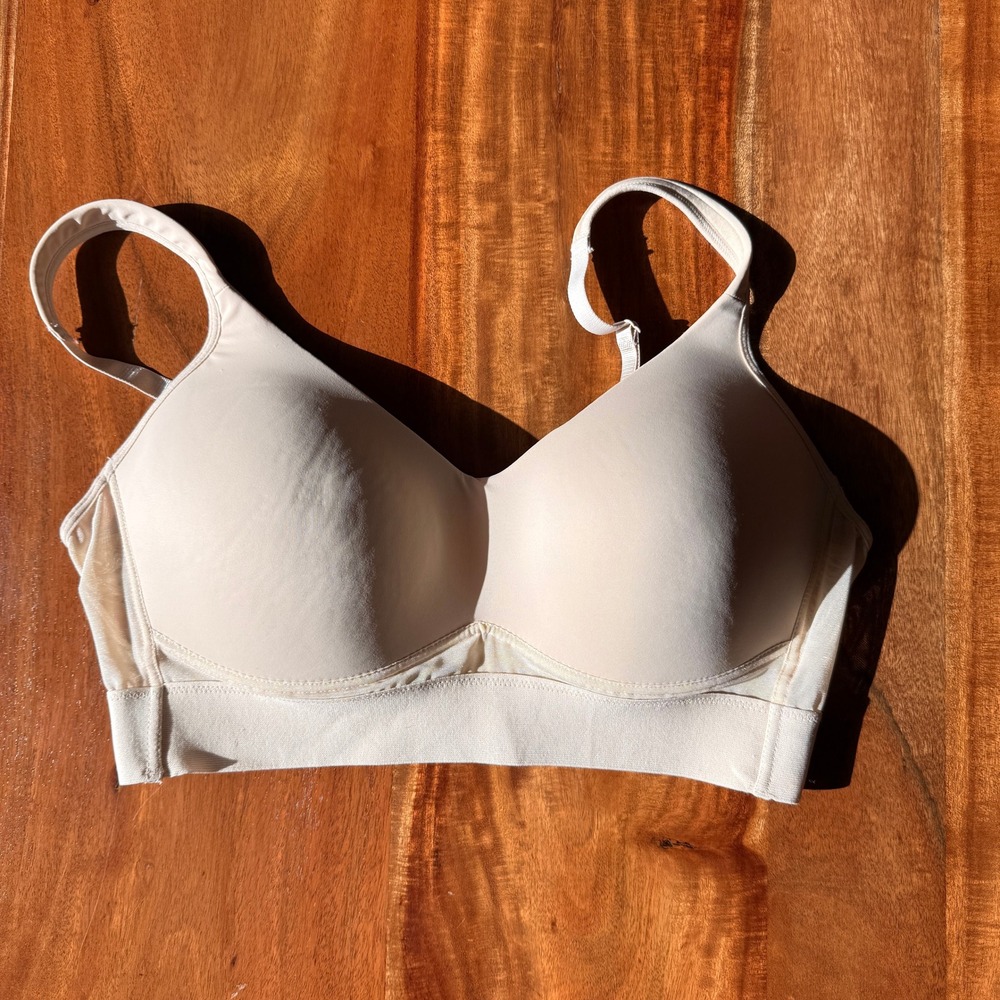 Rhonda Shear Women's Beige Bra‎ Size 1x